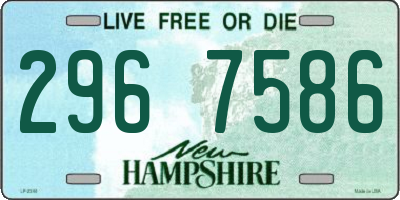 NH license plate 2967586