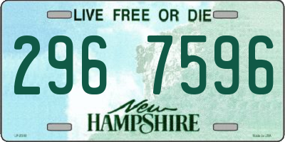 NH license plate 2967596