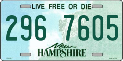 NH license plate 2967605