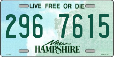 NH license plate 2967615