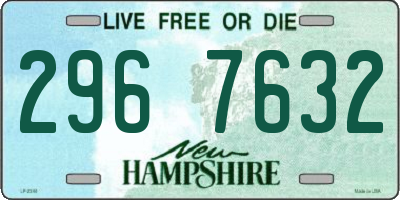 NH license plate 2967632