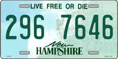 NH license plate 2967646