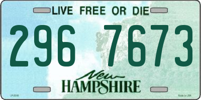 NH license plate 2967673