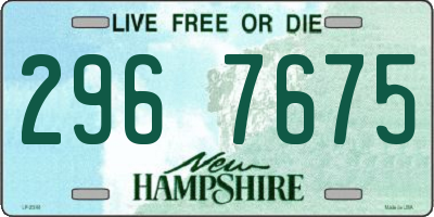 NH license plate 2967675