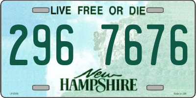 NH license plate 2967676