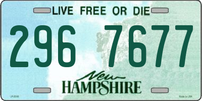 NH license plate 2967677