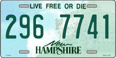 NH license plate 2967741