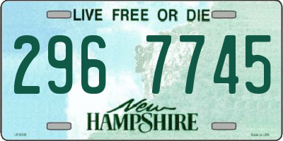 NH license plate 2967745