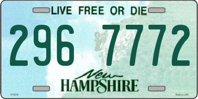NH license plate 2967772