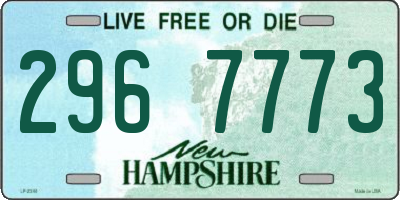 NH license plate 2967773