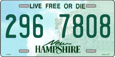 NH license plate 2967808