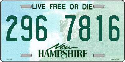 NH license plate 2967816