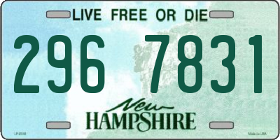 NH license plate 2967831