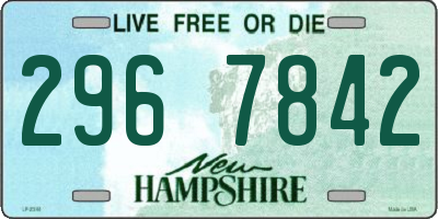 NH license plate 2967842