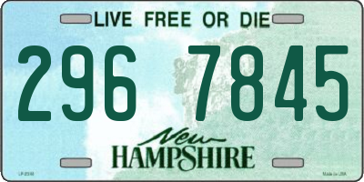 NH license plate 2967845