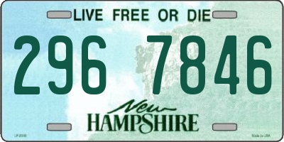 NH license plate 2967846