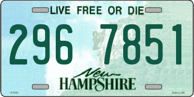 NH license plate 2967851