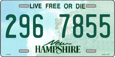 NH license plate 2967855