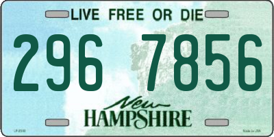 NH license plate 2967856