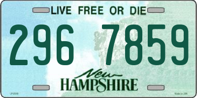 NH license plate 2967859