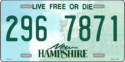 NH license plate 2967871