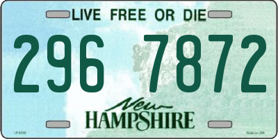NH license plate 2967872