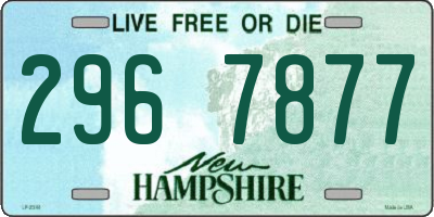 NH license plate 2967877