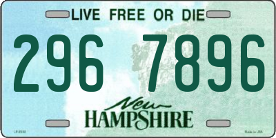 NH license plate 2967896