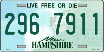 NH license plate 2967911