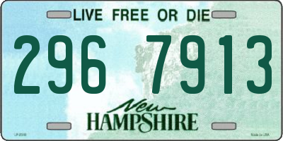 NH license plate 2967913