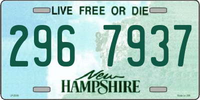 NH license plate 2967937