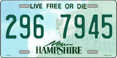 NH license plate 2967945
