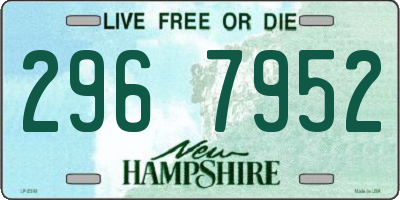 NH license plate 2967952