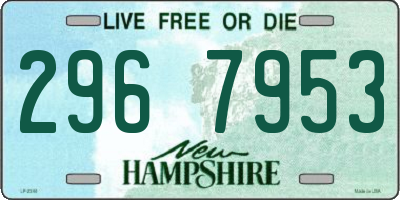 NH license plate 2967953