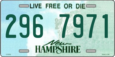 NH license plate 2967971