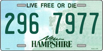 NH license plate 2967977