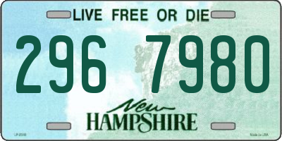 NH license plate 2967980