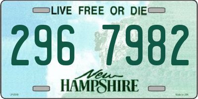 NH license plate 2967982
