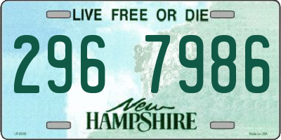 NH license plate 2967986