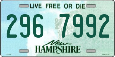 NH license plate 2967992