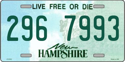 NH license plate 2967993