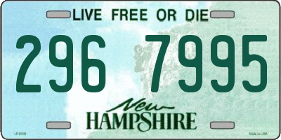 NH license plate 2967995