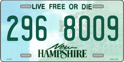 NH license plate 2968009