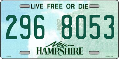 NH license plate 2968053