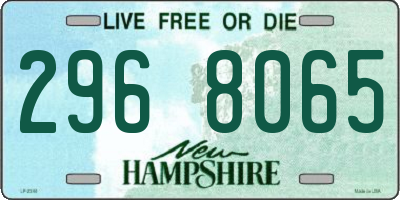 NH license plate 2968065