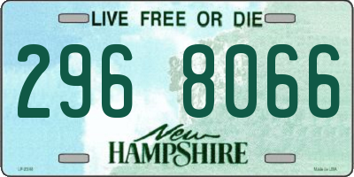 NH license plate 2968066