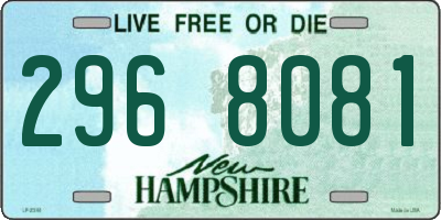 NH license plate 2968081