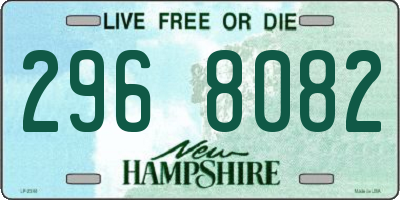 NH license plate 2968082
