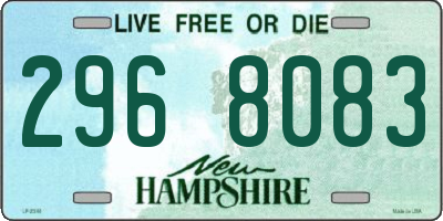 NH license plate 2968083