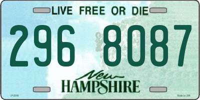 NH license plate 2968087